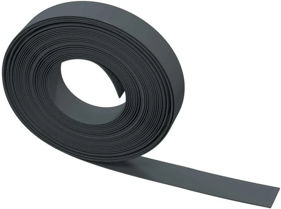 Sodo apvadai, 2vnt., pilkos spalvos, 10m, 10cm, polietilenas