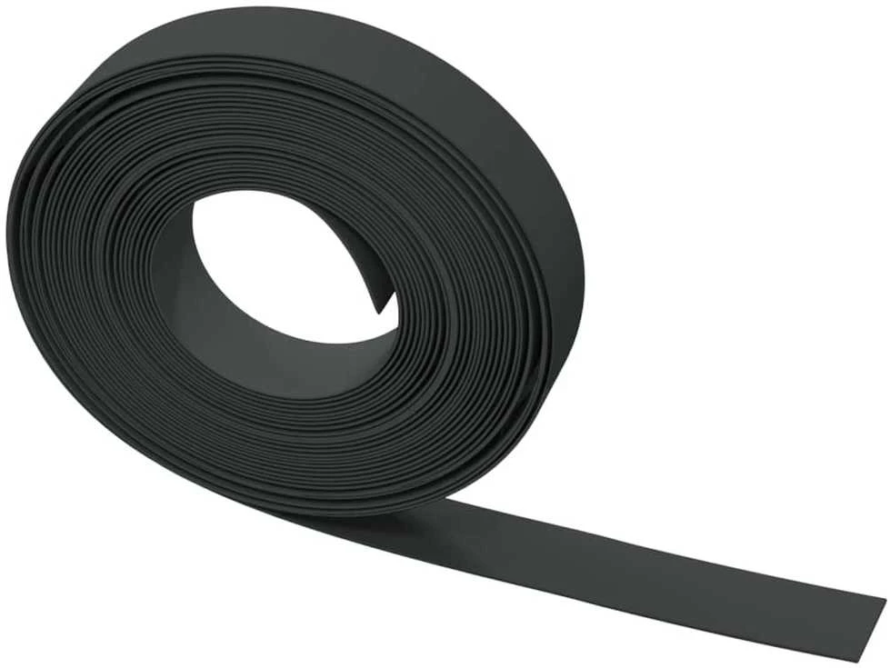 Sodo apvadai, 3vnt., juodi, 10m, 10cm, polietilenas