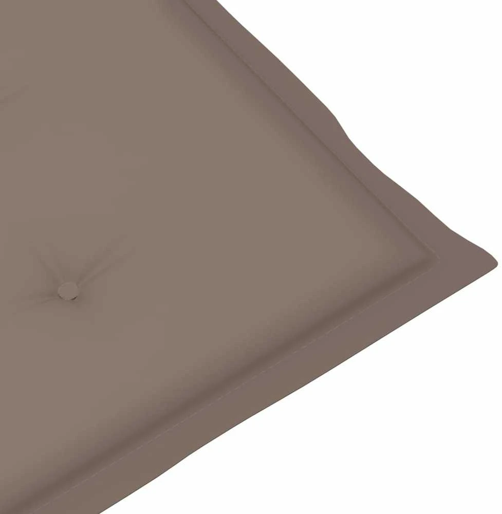 Sodo kėdės pagalvėlės, 6vnt., taupe, 120x50x3cm, audinys