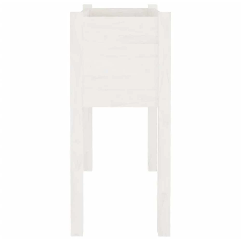 Sodo loveliai, 2vnt., balti, 70x31x70cm, pušies masyvas