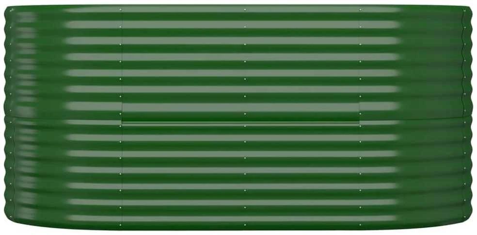 Aukštas sodo lovelis, žalias, 152x80x68cm, plienas