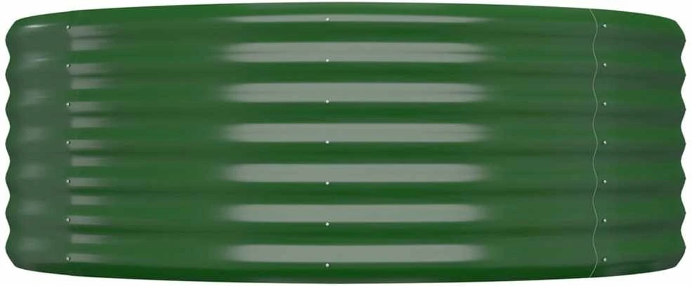Aukštas sodo lovelis, žalias, 322x100x36cm, plienas