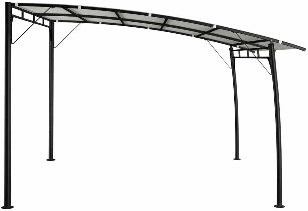 Sodo markizė nuo saulės, kreminės spalvos, 3x3x2,55m