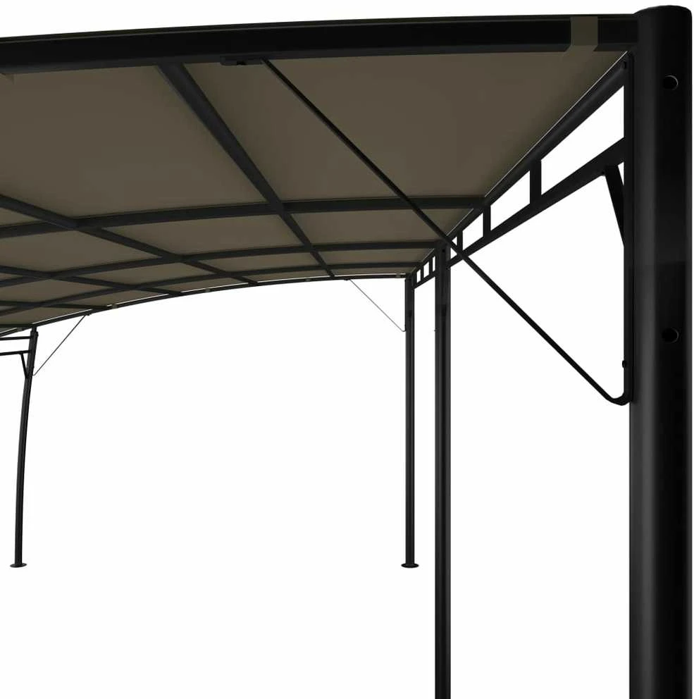 Sodo markizė nuo saulės, taupe spalvos, 6x3x2,55m