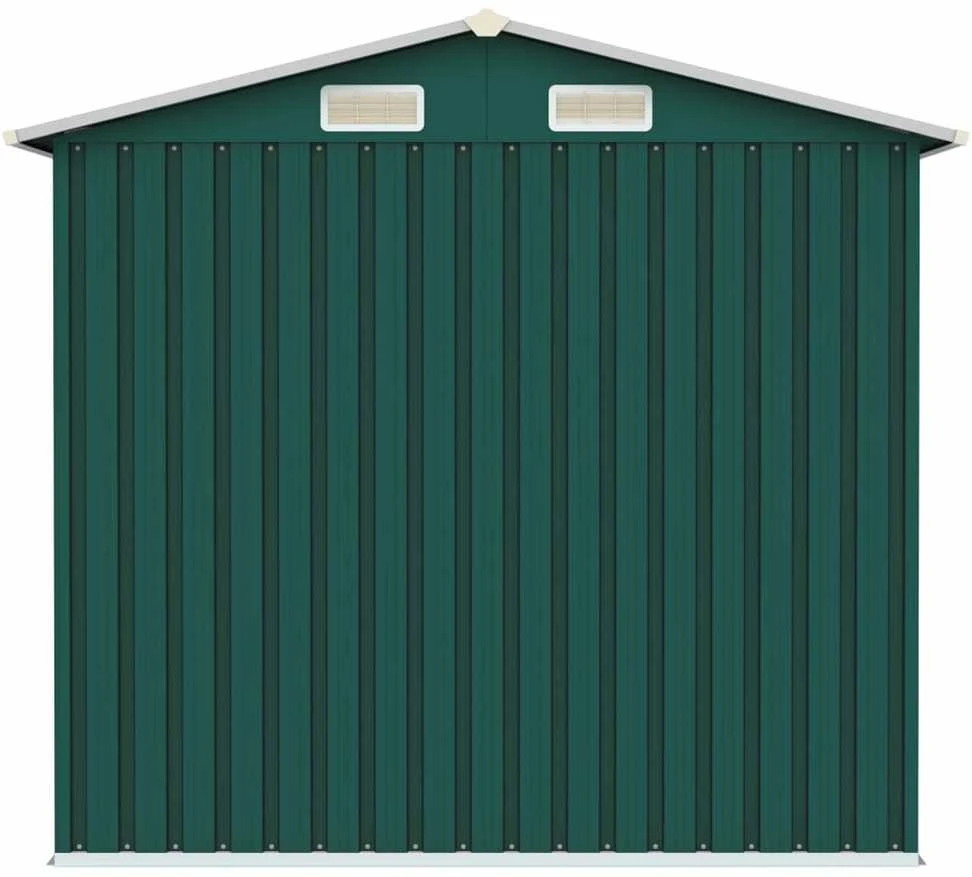 Sodo pašiūrė, žalia, 205x129x183cm, galvanizuotas plienas