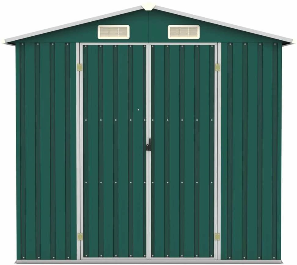 Sodo pašiūrė, žalia, 205x129x183cm, galvanizuotas plienas