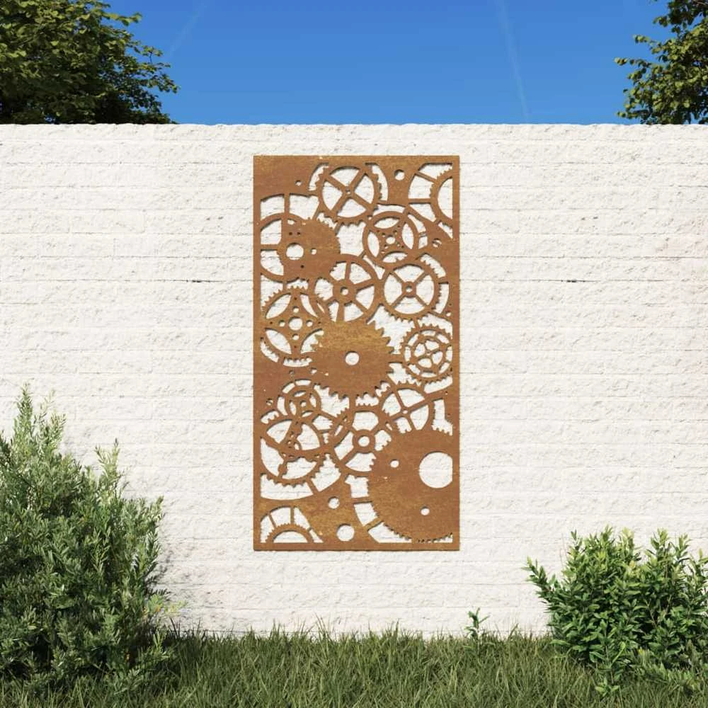 Nuotraukų rėmelis Sodo sienos dekoracija, 105x55cm, corten plienas