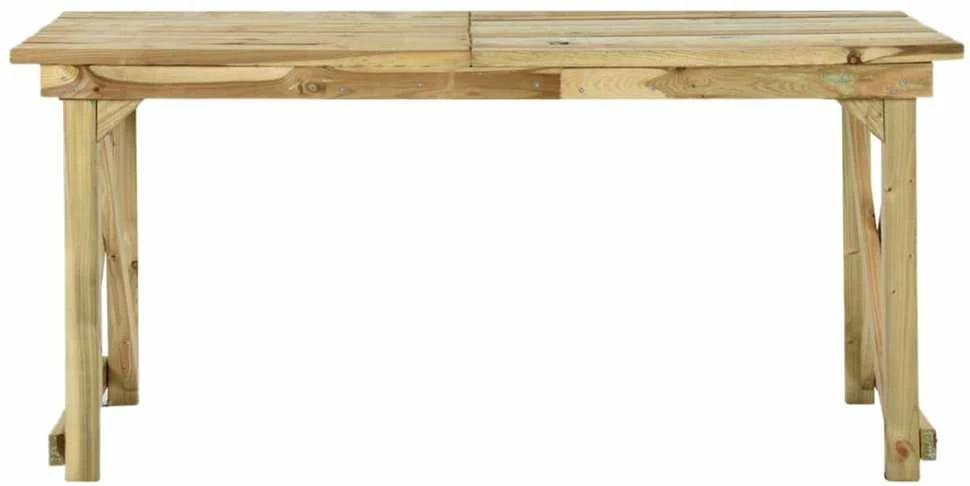 Sodo stalas, 160x79x75cm, mediena