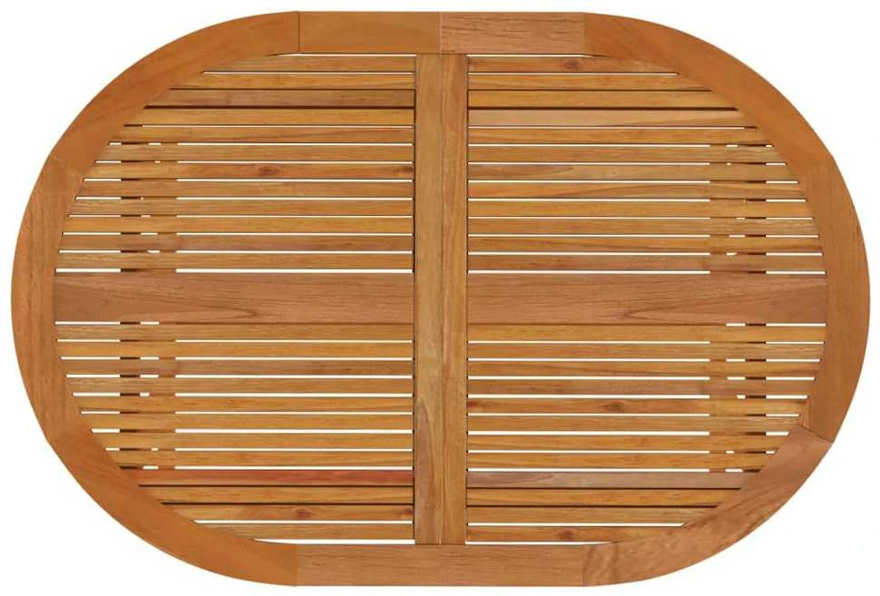 Sodo stalas, 200x100x75cm, eukalipto medienos masyvas