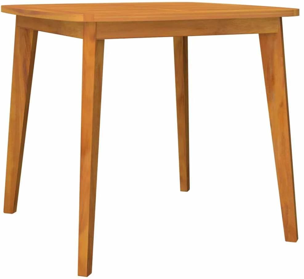 Sodo stalas, 85x85x75cm, akacijos medienos masyvas