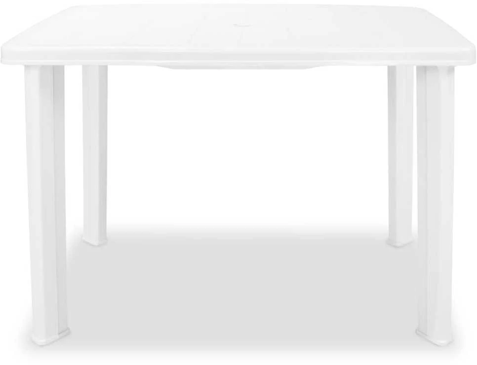 Sodo stalas, baltas, 101x68x72cm, plastikas