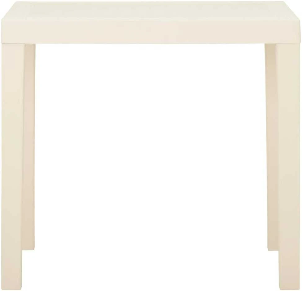 Sodo stalas, baltos spalvos, 79x65x72cm, plastikas