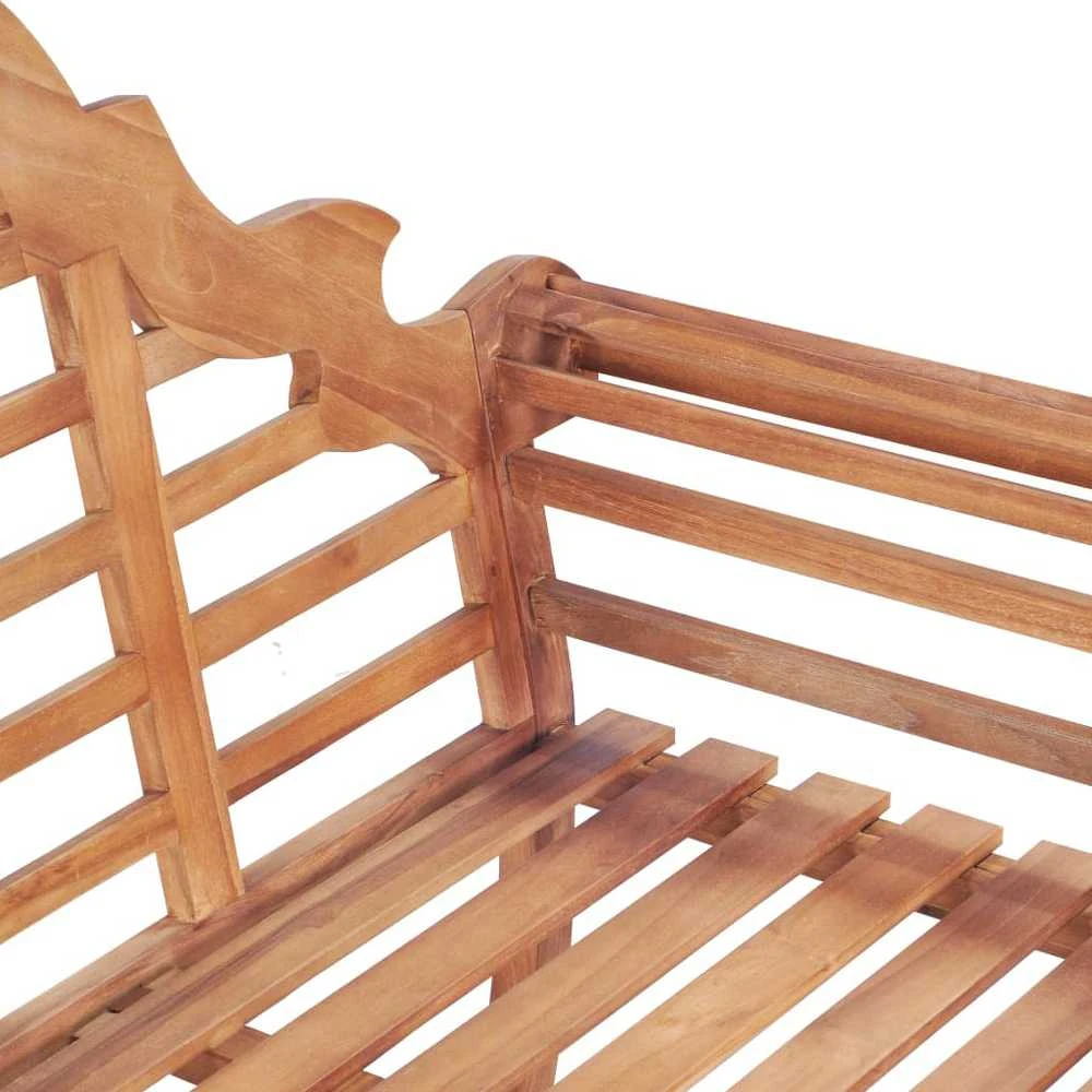 Sodo suoliukas, 127x58,5x92,5cm, tikmedžio medienos masyvas