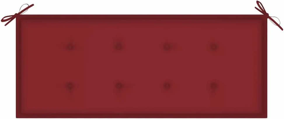 Sodo suoliukas su pagalvėle, 120cm, bambukas (41504+314080)