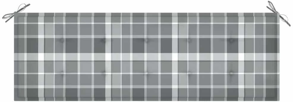 Sodo suoliuko pagalvėlė, 150x50x3cm, oksfordo audinys, languota