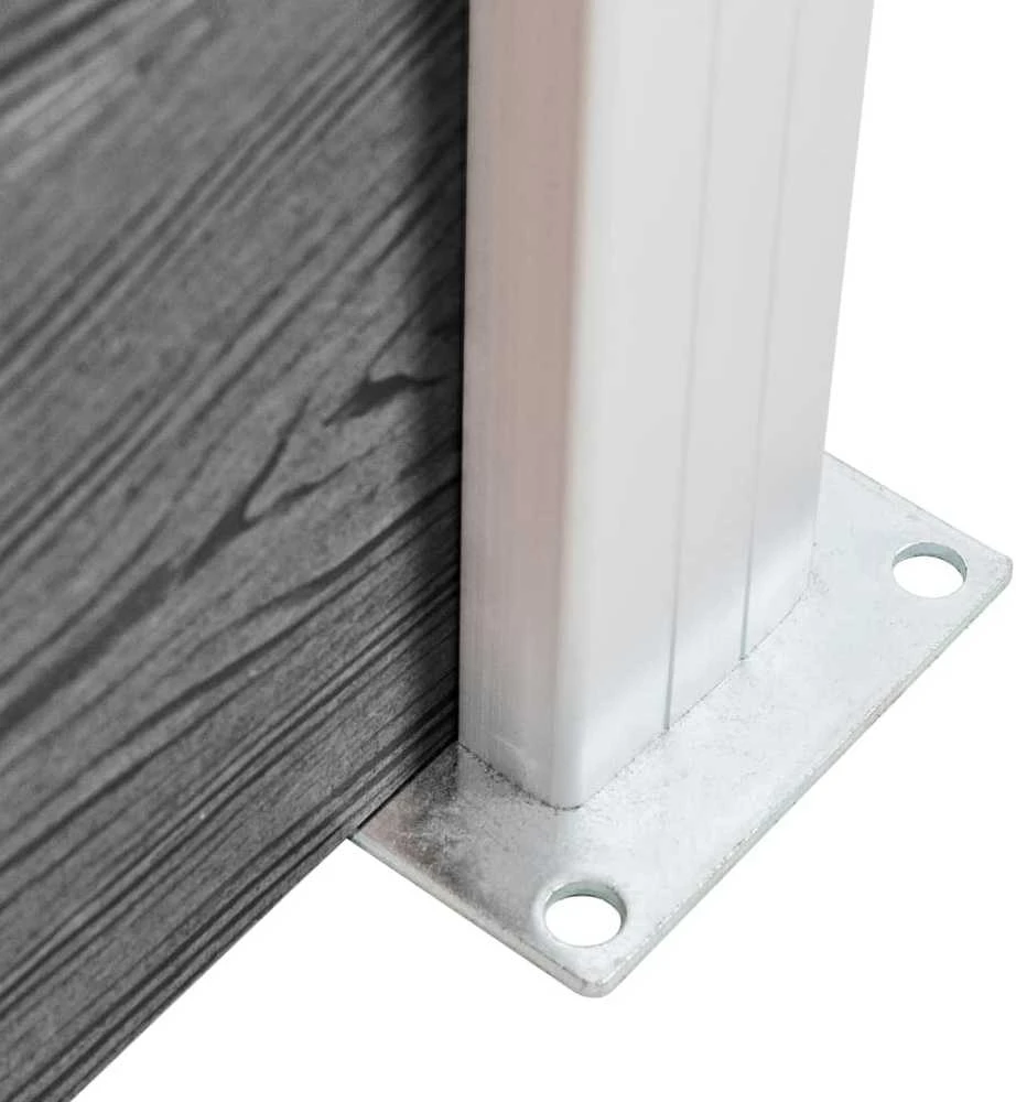 Sodo tvora, pilkos spalvos, 175x105 cm, WPC