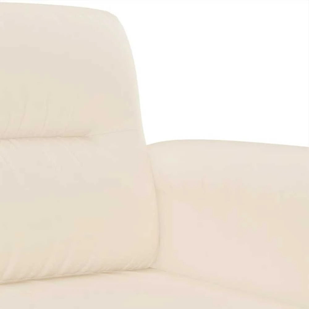 Sofa Sofos komplektas su pagalvėlėmis, 2 dalių, smėlio, audinys