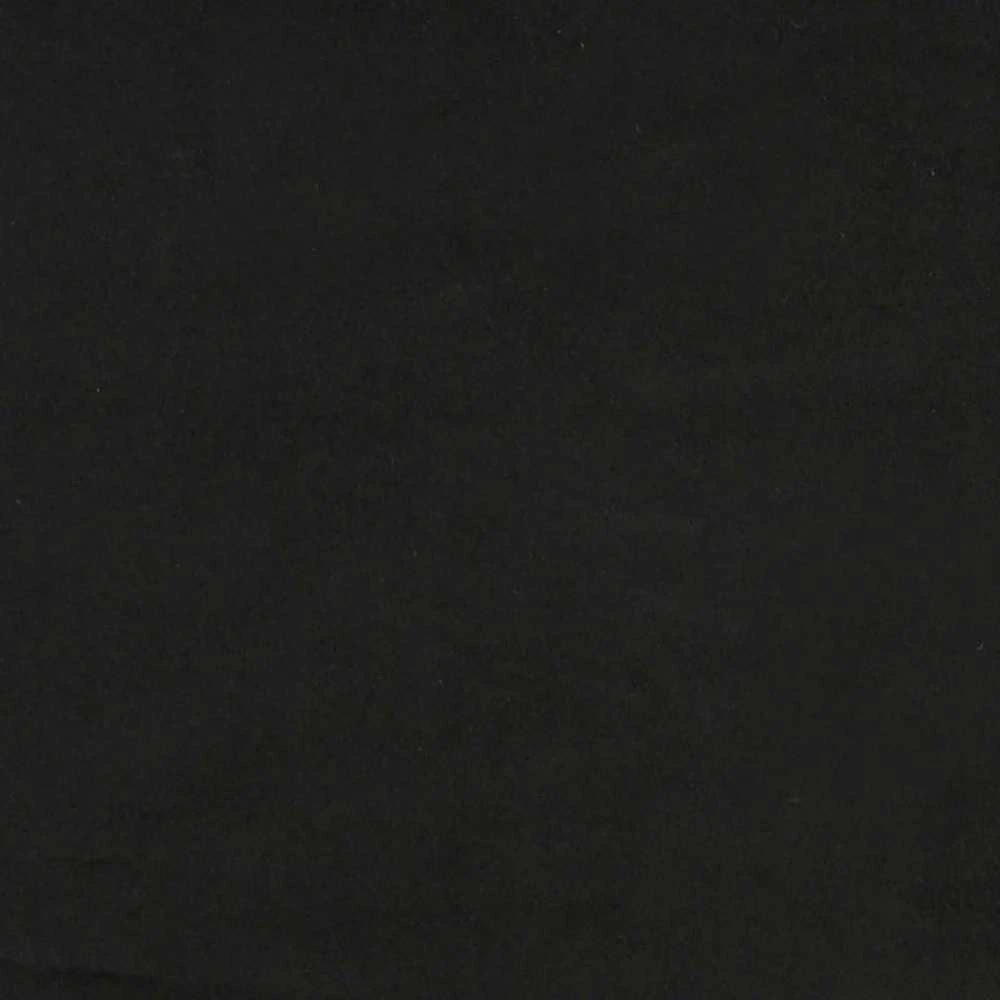 Sofa Sofos komplektas su pagalvėmis, 3 dalių, juodas, aksomas