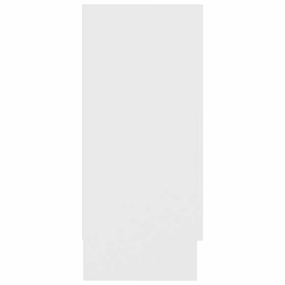 Šoninė spintelė, balta, 120x30,5x70cm, apdirbta mediena