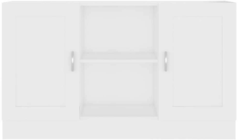 Šoninė spintelė, balta, 120x30,5x70cm, apdirbta mediena