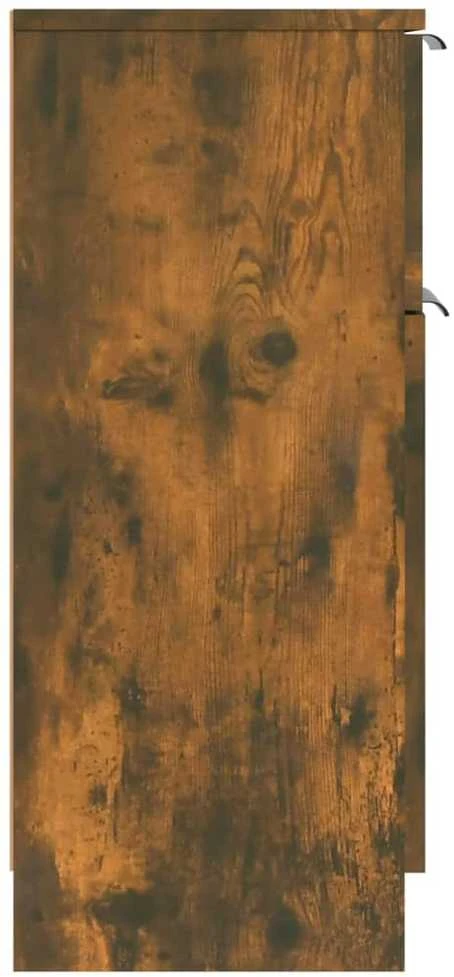 Šoninė spintelė, dūminio ąžuolo, 30x30x70cm, apdirbta mediena