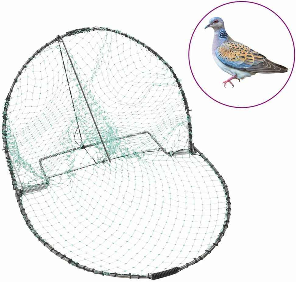Spąstai paukščiams, žalios spalvos, 40cm, plienas