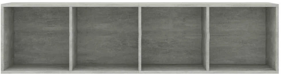 Spintelė knygoms/TV, betono, 36x30x143cm, apdirbta mediena
