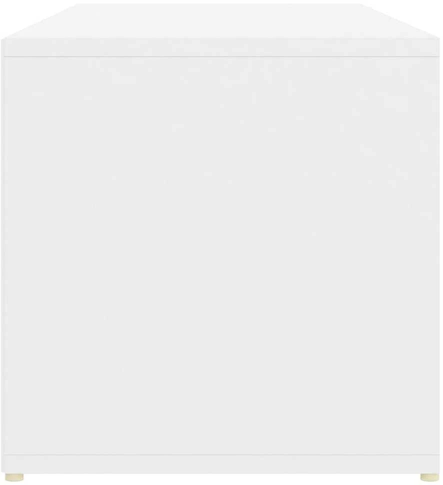 Spintelė batams-suoliukas, baltas, 105x35x35cm apdirbta mediena
