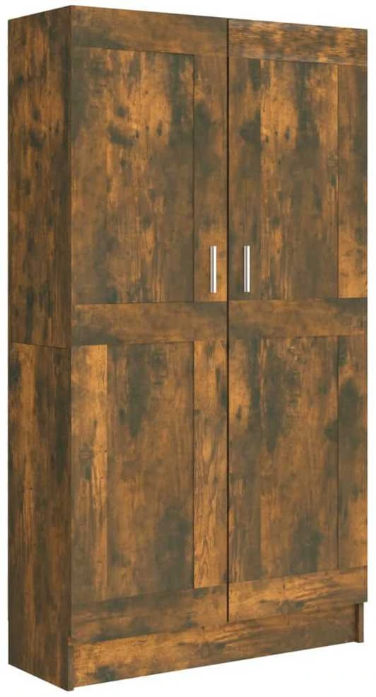Spintelė knygoms, dūminio ąžuolo, 82,5x30,5x150cm, mediena