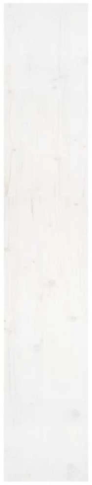 Spintelė knygoms/kambario pertvara, balta, 80x30x167,4cm, pušis