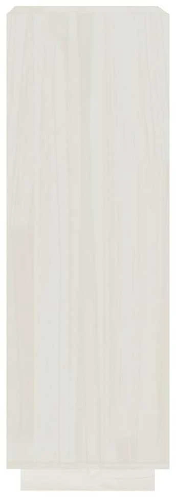 Spintelė knygoms/kambario pertvara, balta, 40x35x103cm, pušis
