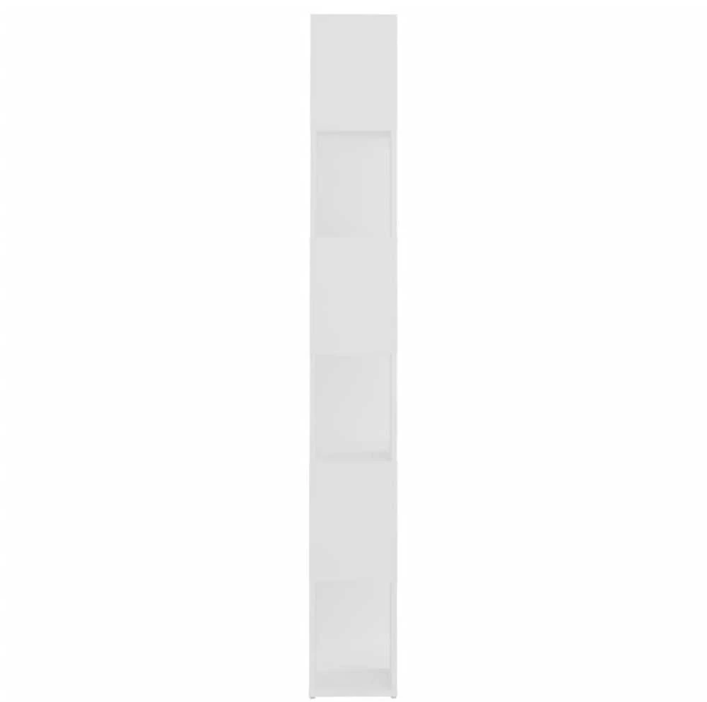 Spintelė knygoms/kambario pertvara, balta, 60x24x186cm