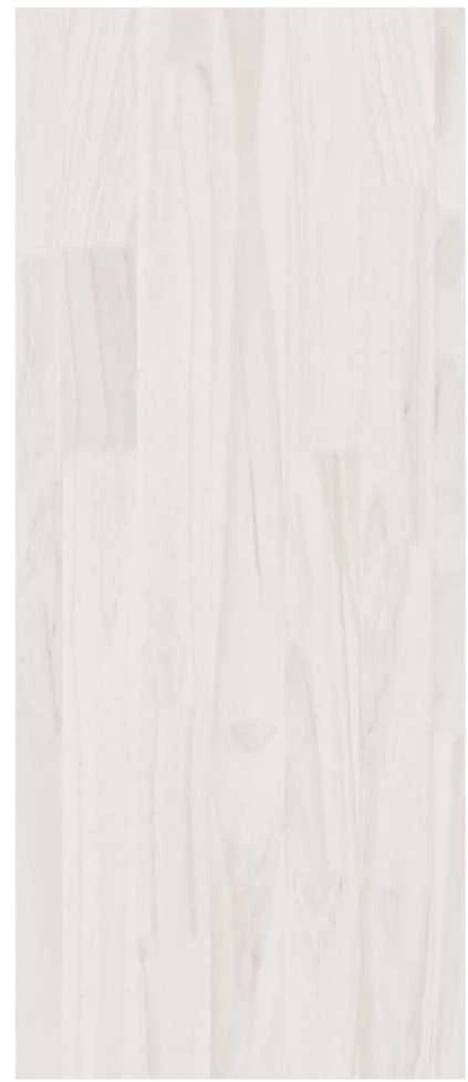 Spintelė knygoms/kambario pertvara, balta, 100x30x71,5cm, pušis