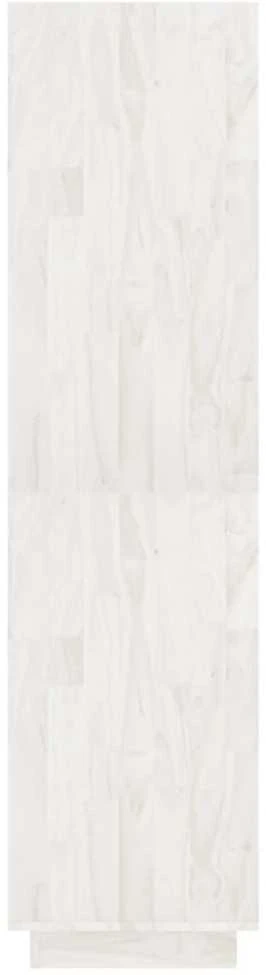 Spintelė knygoms/kambario pertvara, balta, 80x35x135cm, pušis