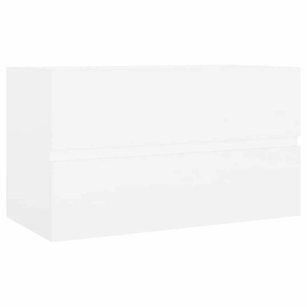 Spintelė praustuvui, baltos spalvos, 80x38,5x45cm, MDP