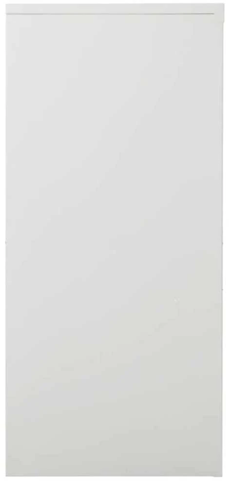 Spintelė su stumdomomis durelėmis, pilka, 90x40x90cm, plienas