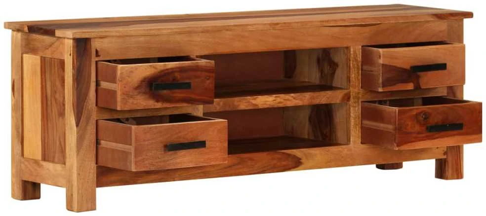 TV staliukas Televizoriaus spintelė, 110x30x40cm, medienos masyvas