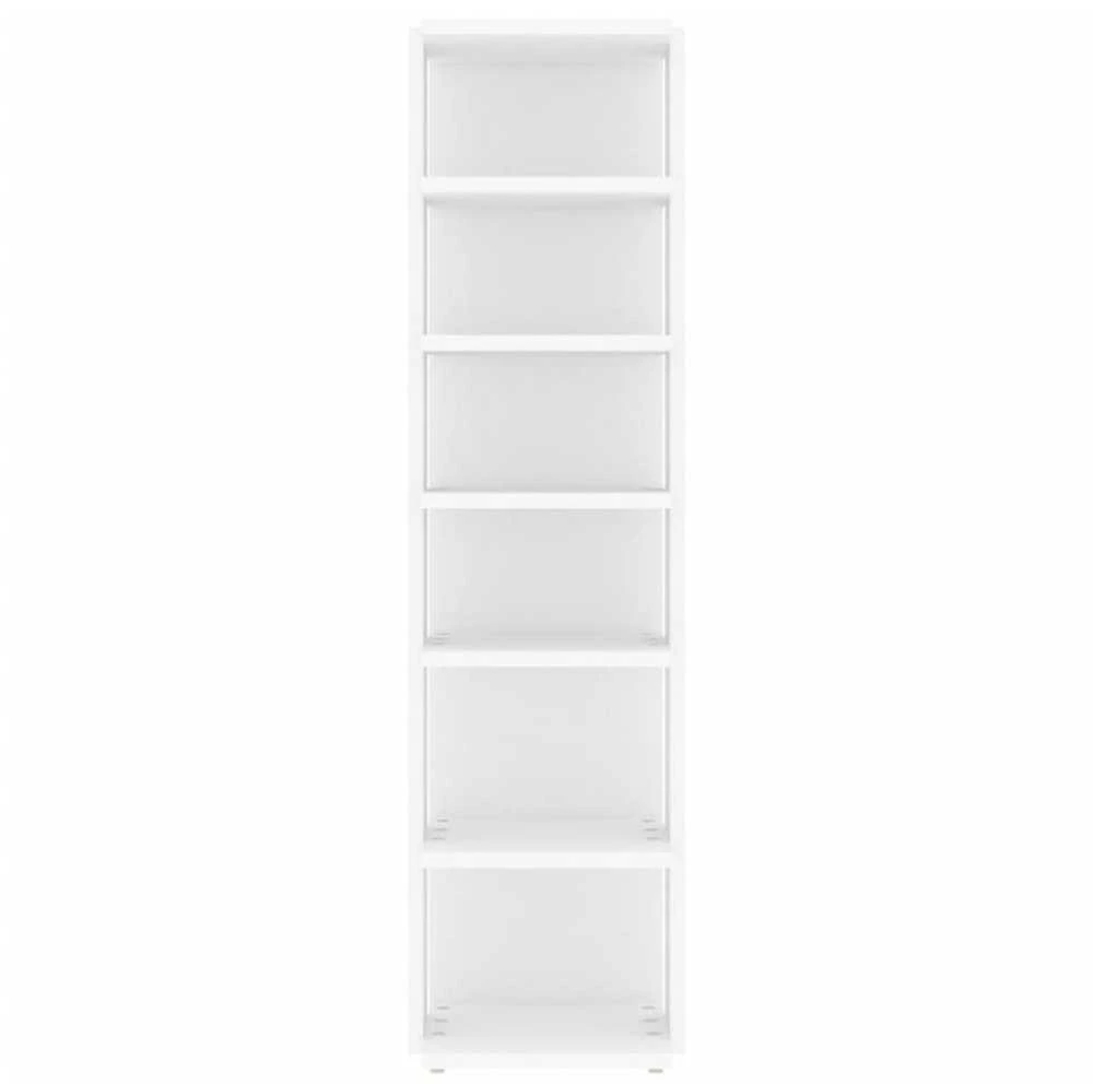 Spintelės batams, 2vnt., baltos, 27,5x27x102cm apdirbta mediena
