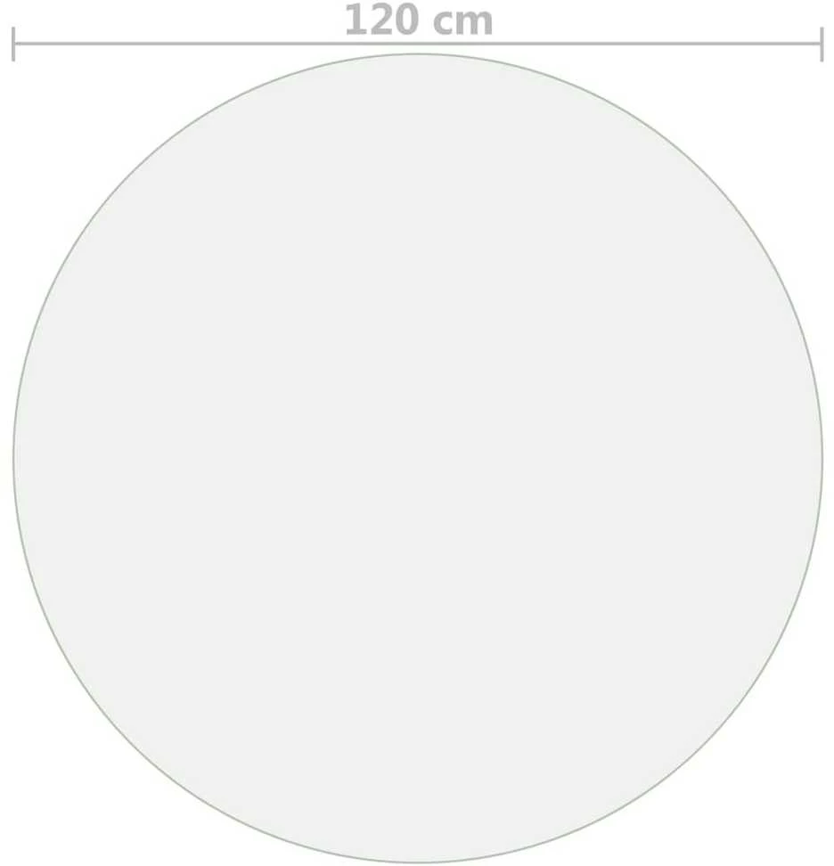 Stalo apsauga, permatoma, 120cm skersmens, 2mm, PVC