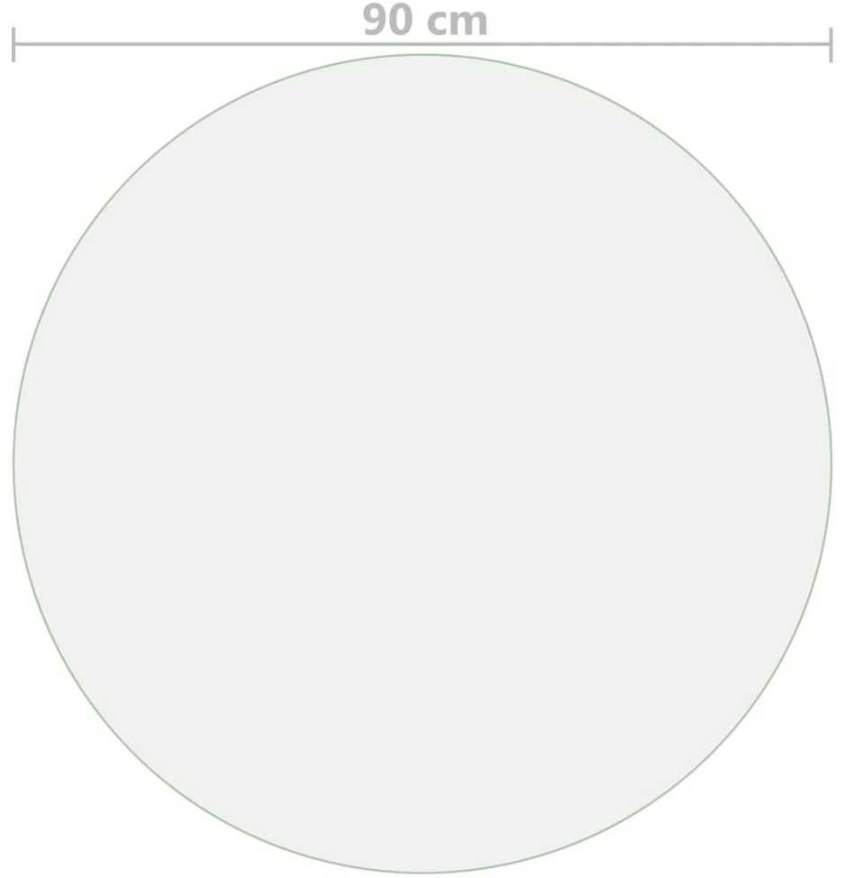 Stalo apsauga, permatoma, 90cm skersmens, 2mm, PVC