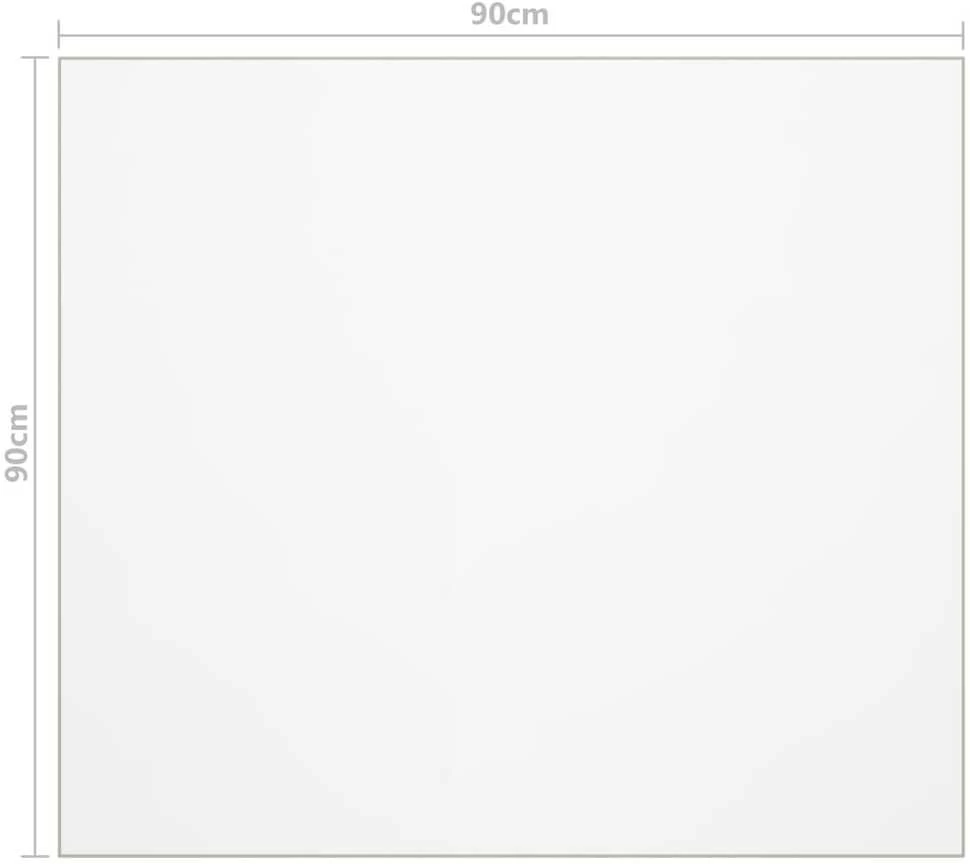 Stalo apsauga, permatoma, 90x90cm, 2mm, PVC