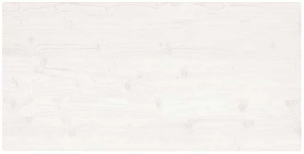Stalviršis, baltas, 110x55x2,5cm, pušies masyvas, stačiakampis