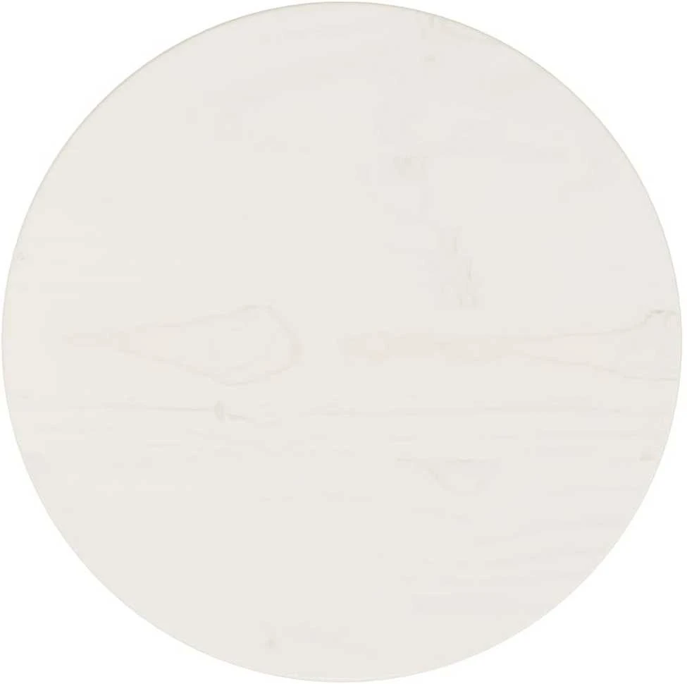 Stalviršis, baltas, skersmuo 30x2,5cm, pušies medienos masyvas