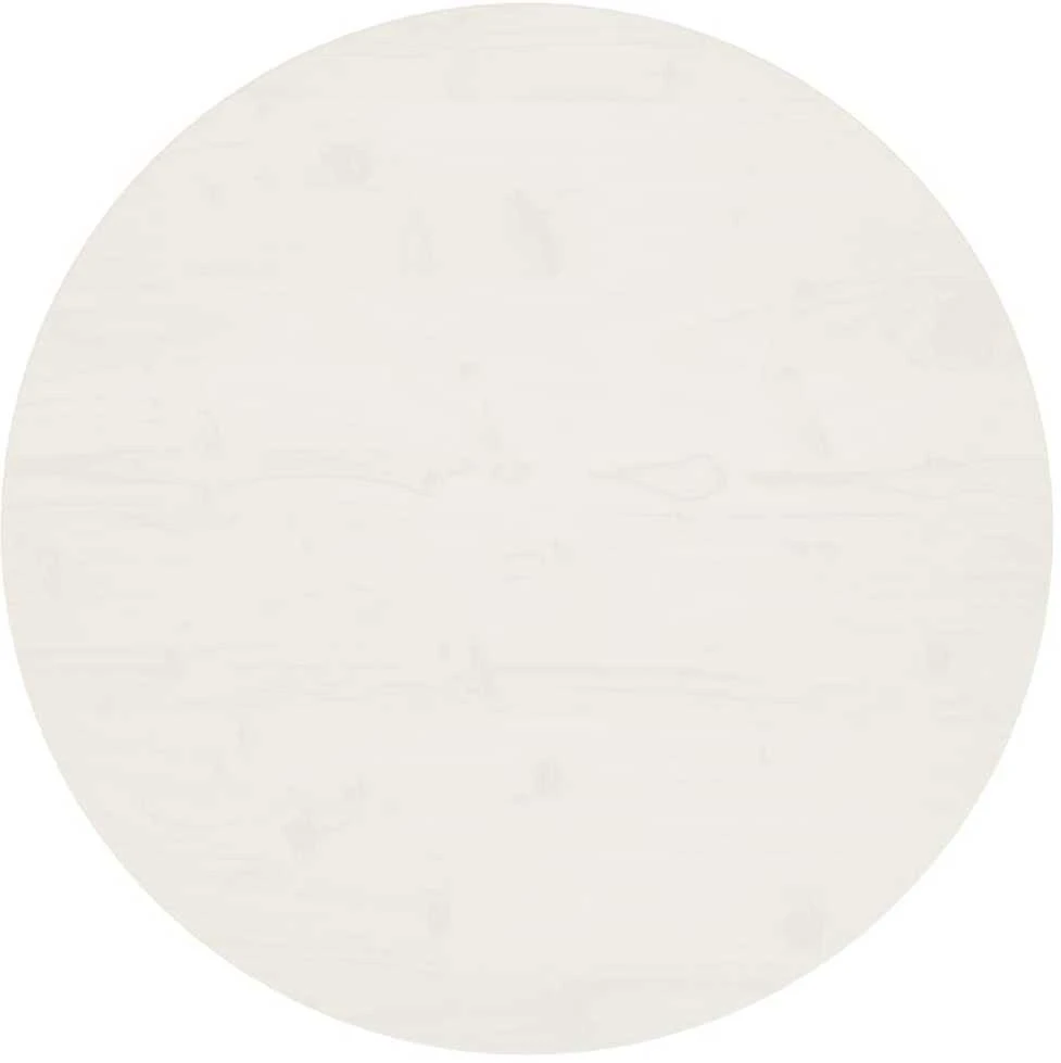 Stalviršis, baltas, skersmuo 80x2,5cm, pušies medienos masyvas