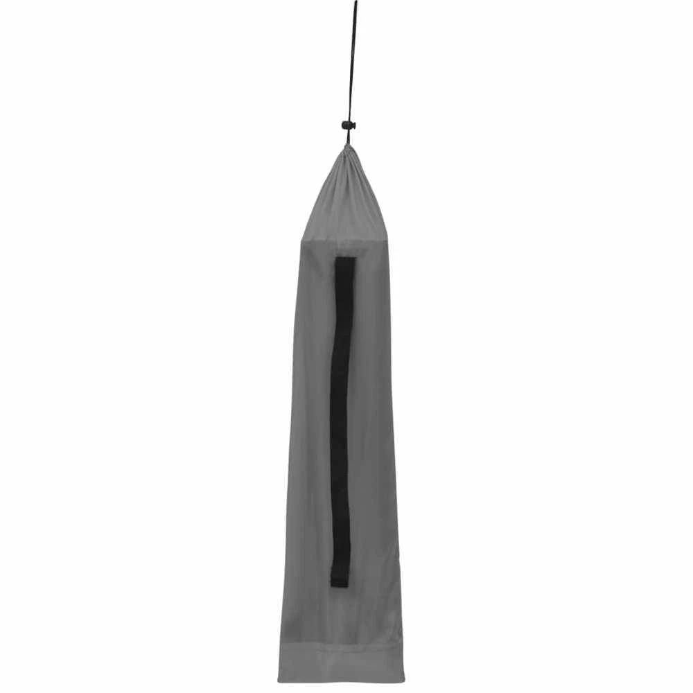 Stovyklavimo gultas, pilkas, 180x60x19cm, audinys ir plienas