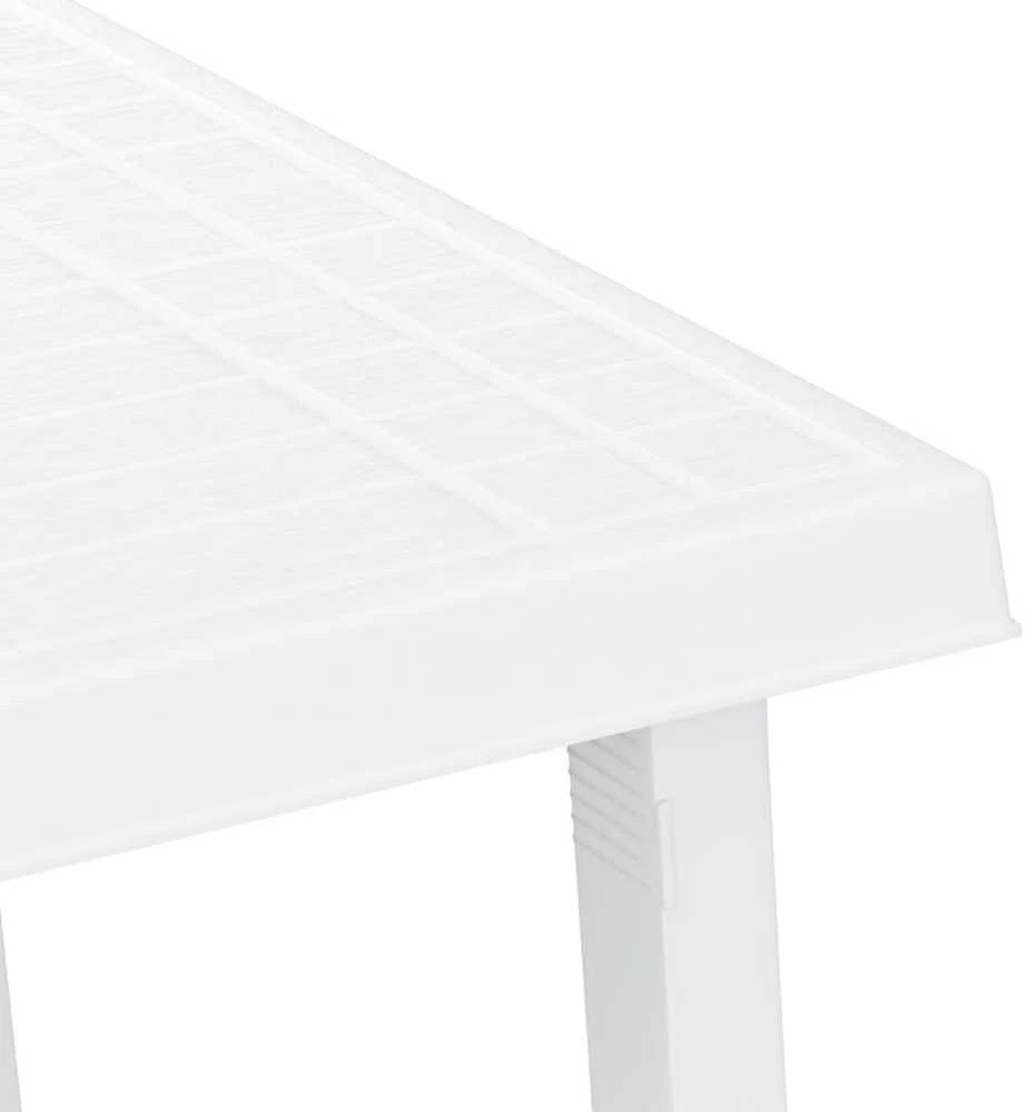 Stovyklavimo stalas, baltas, 79x56x64cm, PP, medienos imitacija