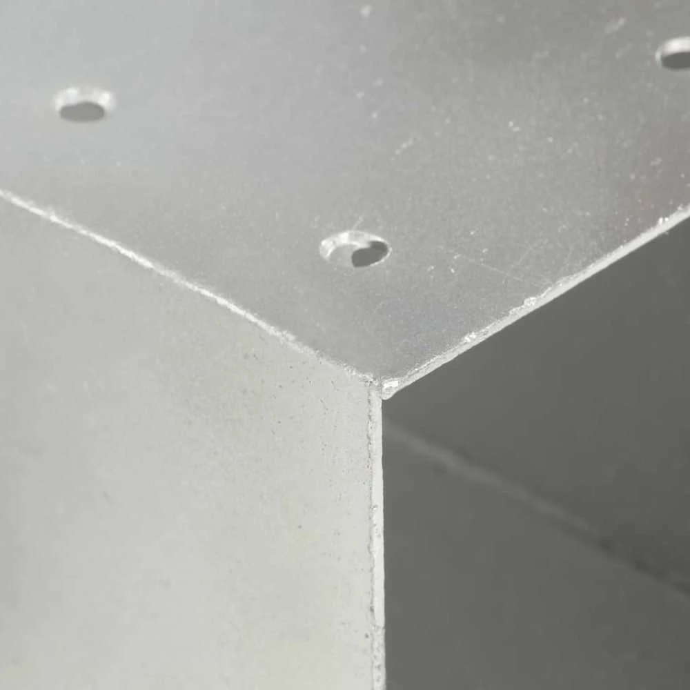 Stulpo sujungimas, 81x81mm, galvanizuotas metalas, X formos