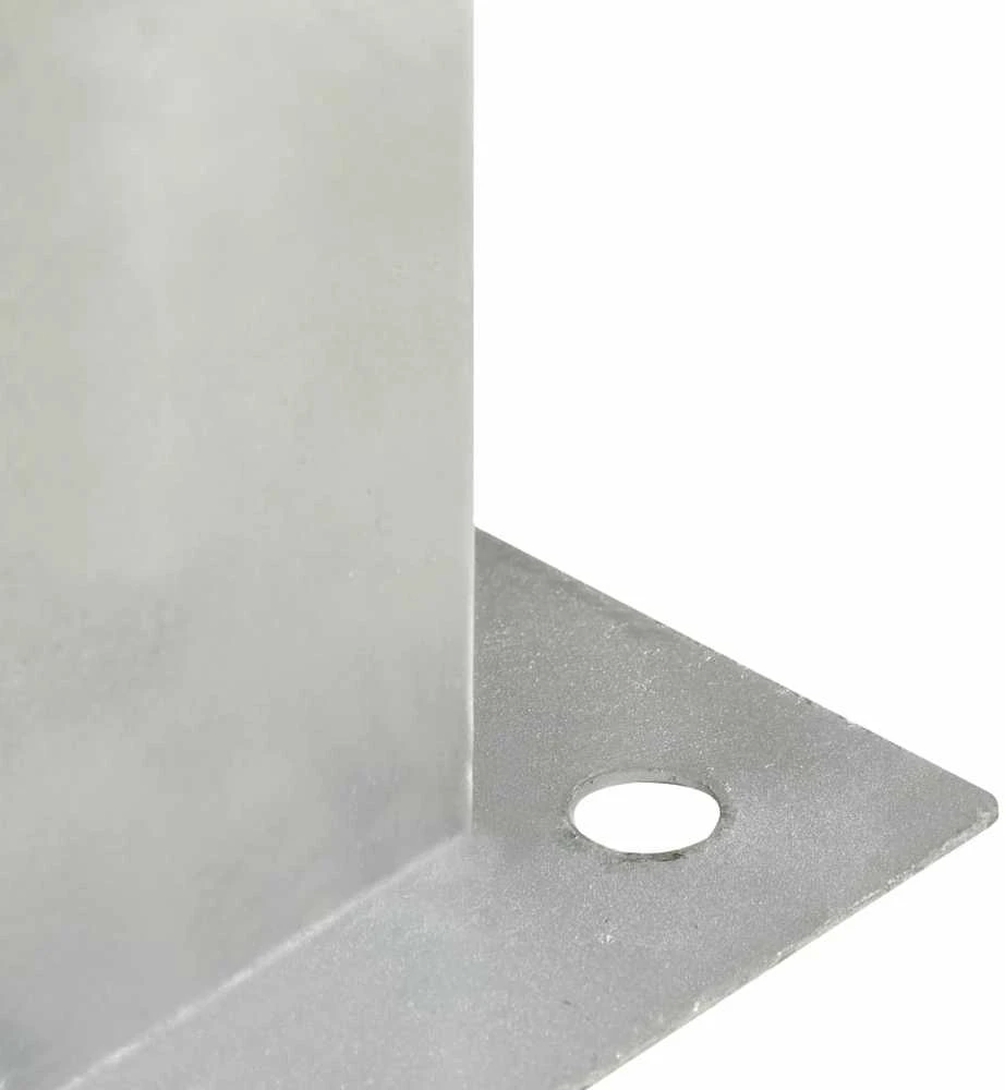 Stulpų pagrindai, 4vnt., galvanizuotas metalas, 91mm