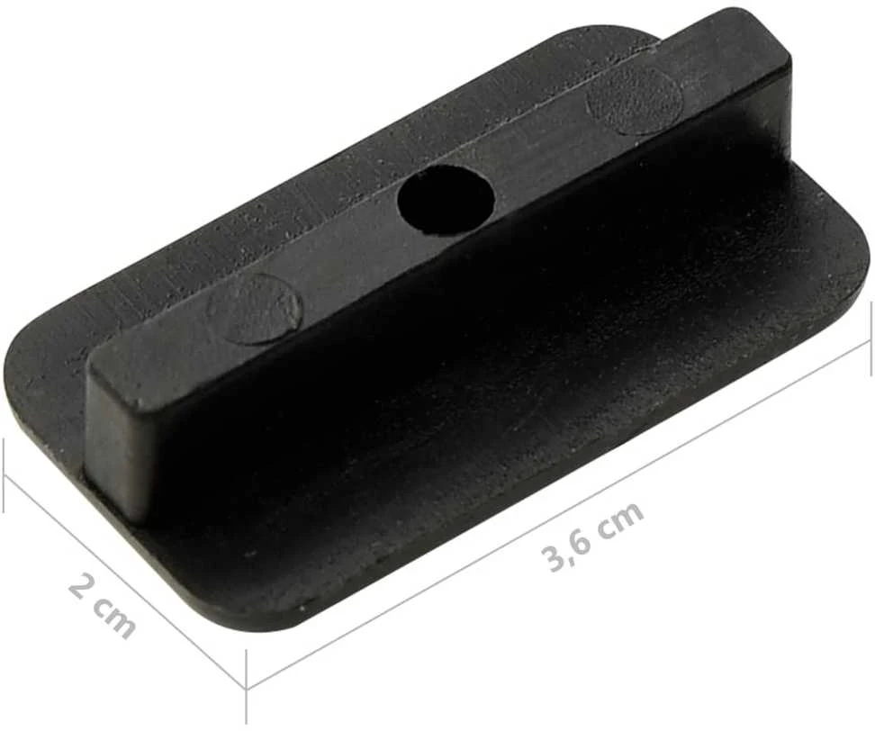 Terasos tvirtinimo elementai, 200vnt., plastikas ir plienas