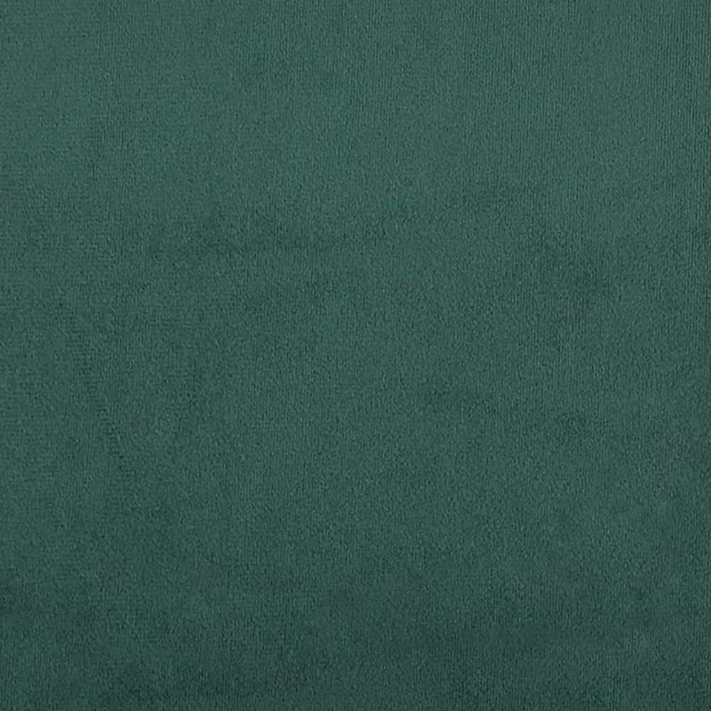 Trivietė sofa su pagalvėlėmis, tamsiai žalios spalvos, aksomas